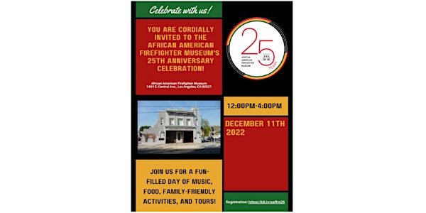 African American Firefighter Museum 25th Anniversary Celebration