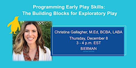 CEU: Programming Early Play Skills