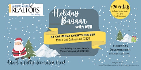 Holiday Bazaar with WCR East Valley!