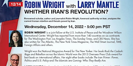 Robin Wright: Whither Iran’s Revolution?