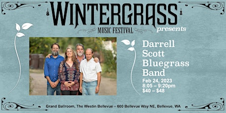 Wintergrass Single Show Ticket_Friday_8:05 pm Darrell Scott Bluegrass Band