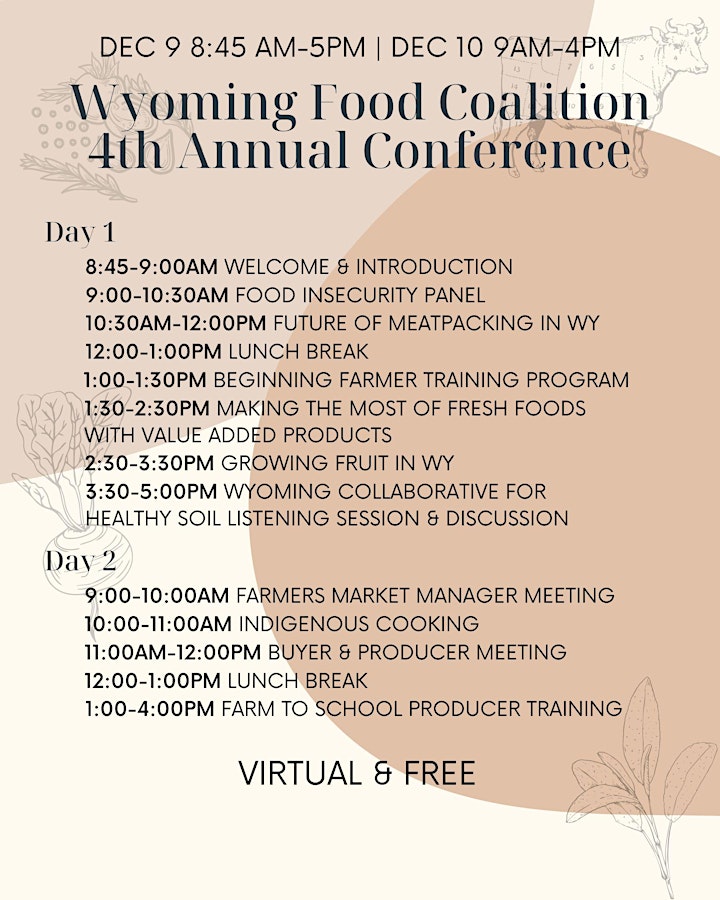 Wyoming Food Coalition 4th Annual Conference image