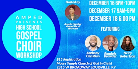 AMPED Presents: High School Gospel Choir Workshop