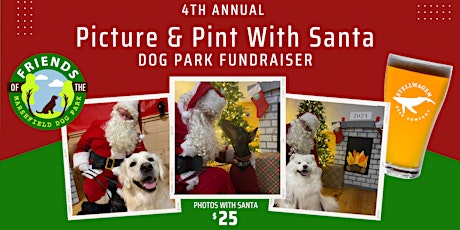 Picture & Pint with Santa - Marshfield Dog Park fundraiser