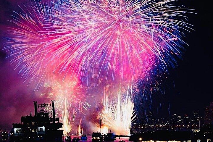 New York City New Years Eve Fireworks Cruise Boat Party image