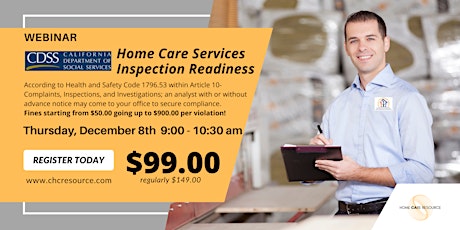 Home Care Services Bureau Inspection Readiness