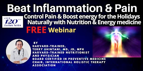 (e) Control Inflammation & Pain, Mon., Nov.21, 7pm Hawaii-time primary image