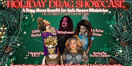 Holiday Drag Showcase - A Benefit for Safe Haven Ministries