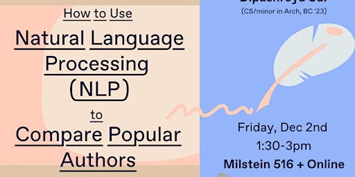 CSC Workshop: Using NLP to Compare Popular Authors