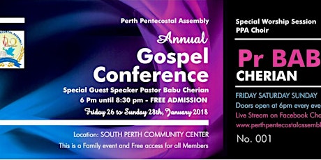 Gospel Conference 2018 primary image