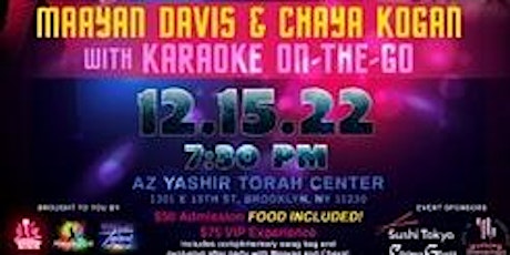 Shine Bright! Karaoke night with Chaya Kogan and Maayan Davis