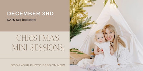 Christmas Mini Sessions in Studio. Vancouver