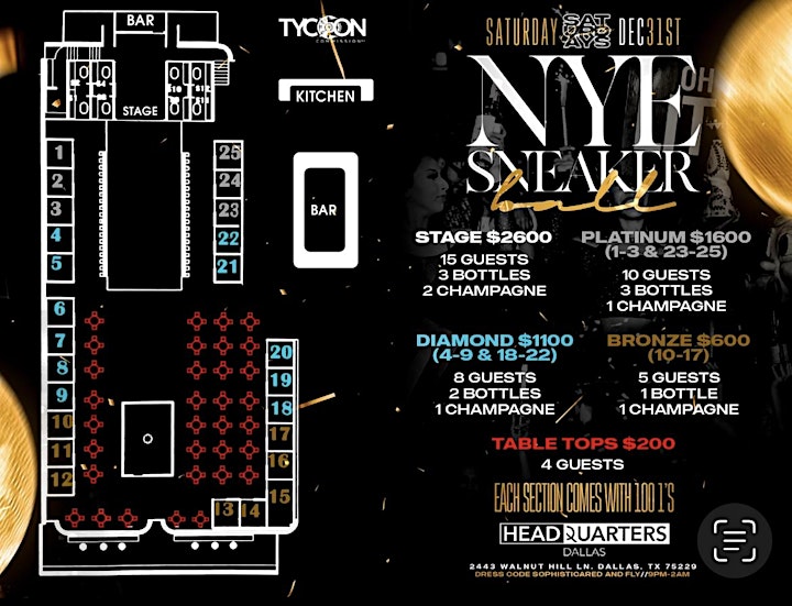 NYE Sneaker Ball: A night of Sole at Headquarters - Dallas Nightlife