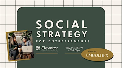 Social Strategy for Entrepreneurs