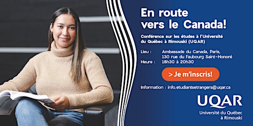 Conférence sur les études à l'Université du Québec à Rimouski (UQAR)