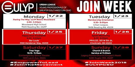 Urban League Young Professionals Join Week 2018: Be the Movement! primary image