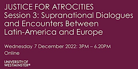 Justice for Atrocities: Supranational Dialogues and Encounters
