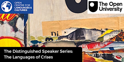 Distinguished Speaker Series: Alison Phipps and the Languages of Crises
