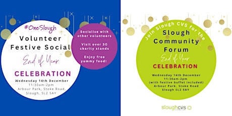 Slough Festive Forum & Volunteer Festive Social primary image