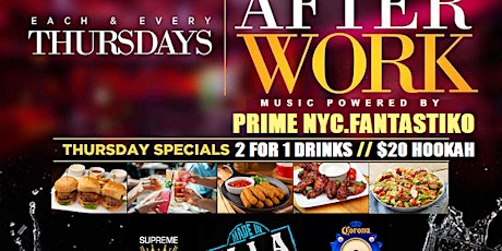 AFTERWORK THURSDAYS@MADE IN ASTORIA JAN 18th primary image
