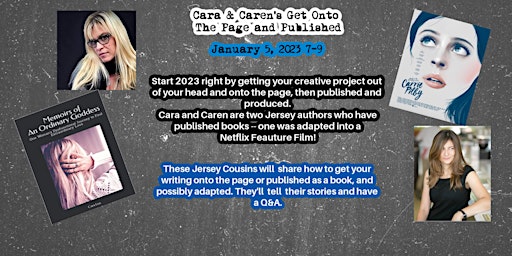 Cara & Caren's Get Onto The Page and Published
