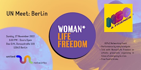 UN Meet: Berlin feat. MSG & Friends x Women* Life Freedom Collective