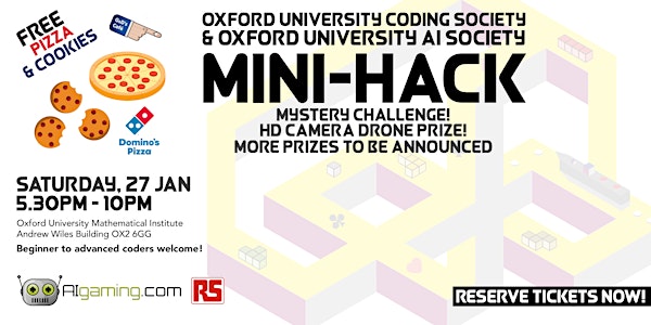 Oxford University Coding Society & AI Society Mini-Hackathon!