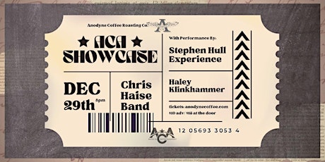 ACA Showcase: Chris Haise Band, Stephen Hull Experience, Haley Klinkhammer