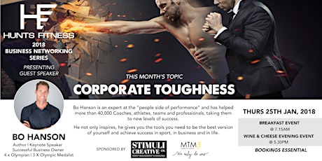 CORPORATE TOUGHNESS Business Networking Series ft Bo Hanson Evening Session primary image