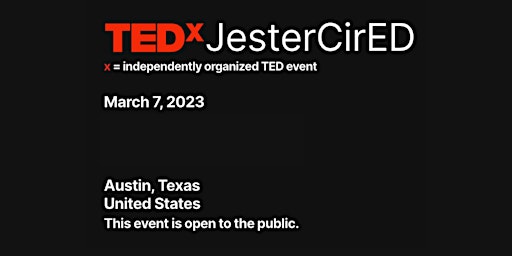 TEDxJesterCirED: Morning Session