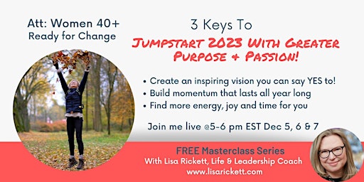 Jumpstart 2023 with Greater Purpose and Passion