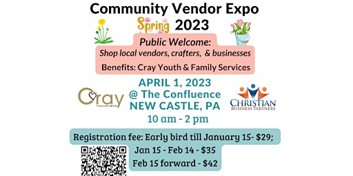 Community Vendor Expo Spring 2023  *Open to Public*