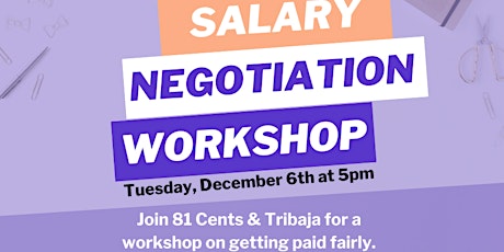 Tribaja Negotiation Workshop: Feel Confident Negotiating Your Next Offer!!
