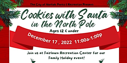 Cookies with Santa in the North Pole
