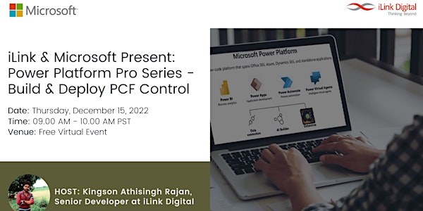 Microsoft Presents: Power Platform Pro Series – Build & Deploy PCF Control