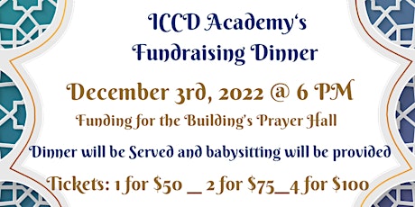 ICCD Academy’s Fundraising Dinner
