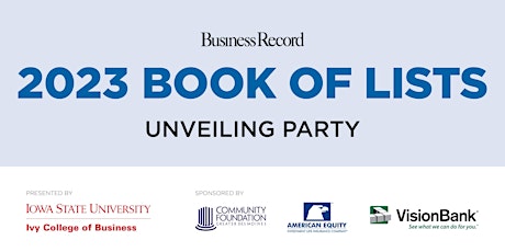 2023  Book of Lists Unveiling