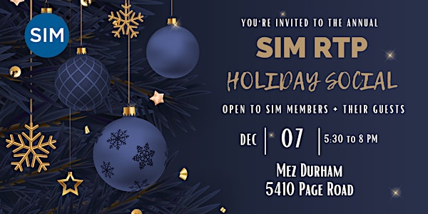SIM RTP Holiday Social