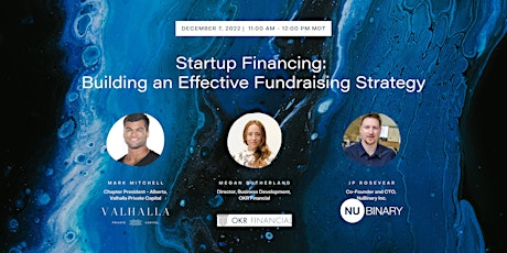 Startup Financing: Building an Effective Fundraising Strategy