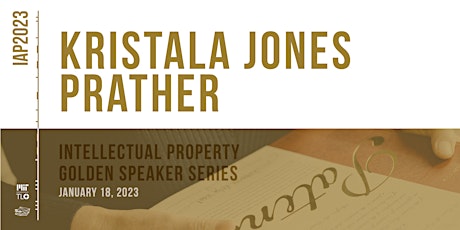 Golden Speaker Series: Kristala Jones Prather