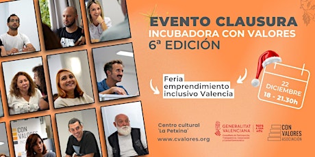 Hauptbild für Graduación 6ª edic. Incubadora CON VALORES y Feria Emprendimiento inclusivo