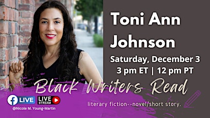 Black Writers Read: Toni Ann Johnson