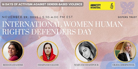 International Women Human Rights Defenders Panel