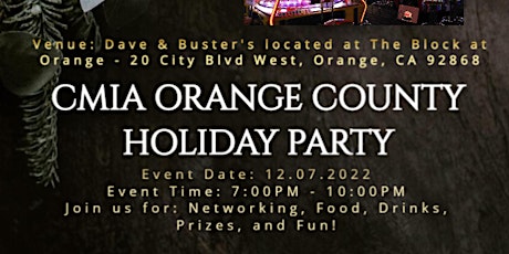CMIA OC Chapter Holiday Party