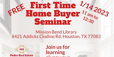 First Time  Home Buyer Seminar