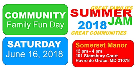 Summer Jam 2018 Family Fun Day primary image