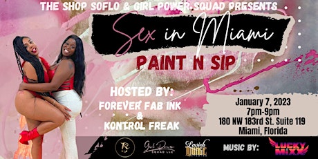 Sex in Miami: Paint n Sip
