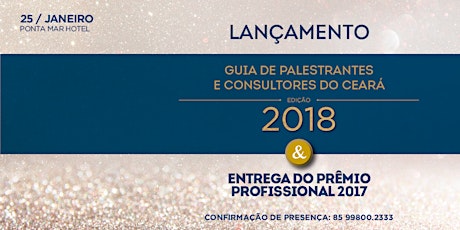 Imagem principal do evento LANÇAMENTO GUIA DE PALESTRANTES 2018 