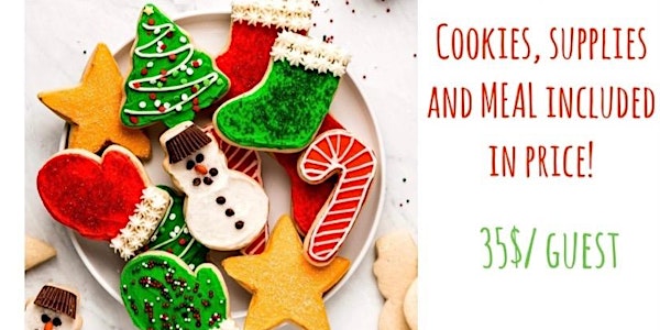 Ugly Christmas Sweater Cookie Decorating