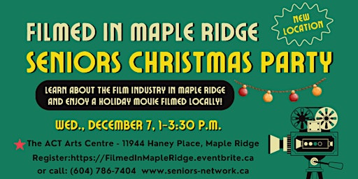 Filmed in Maple Ridge - Seniors Christmas Party